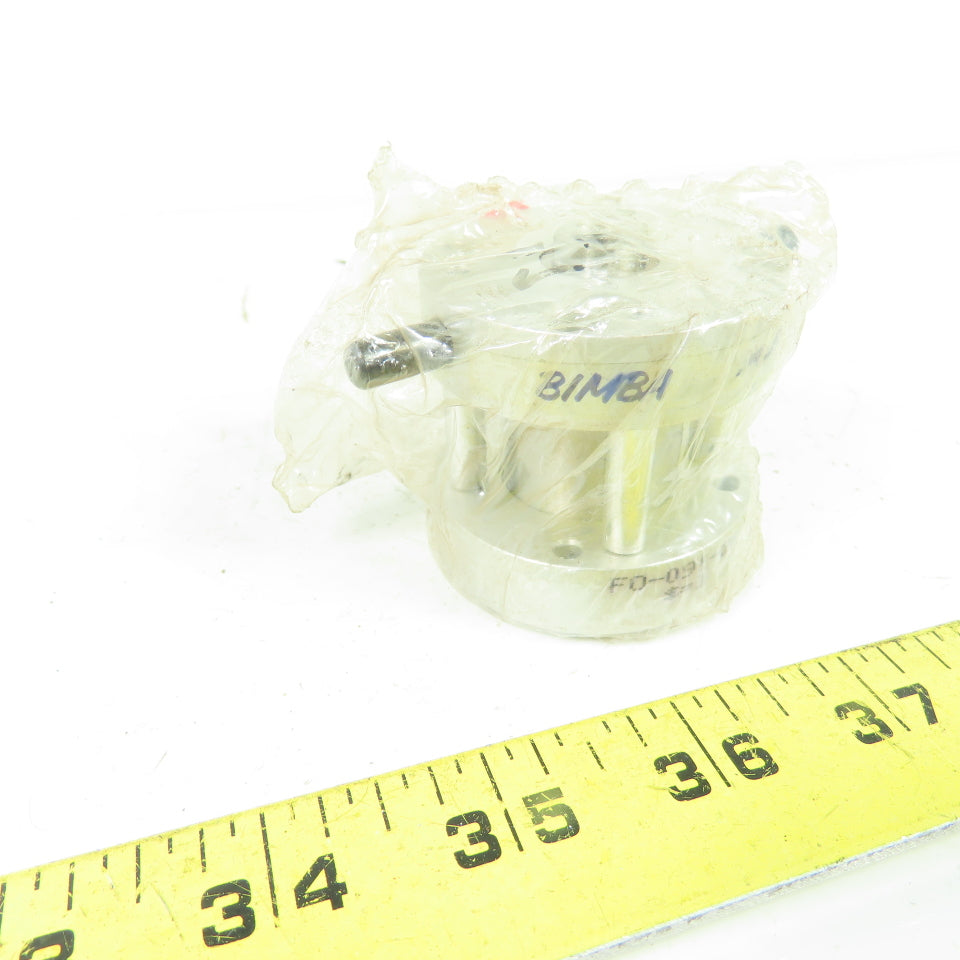 Bimba FO-091-2F Flat-1 Compact Air Cylinder 1-1/16" Bore 1" Stroke