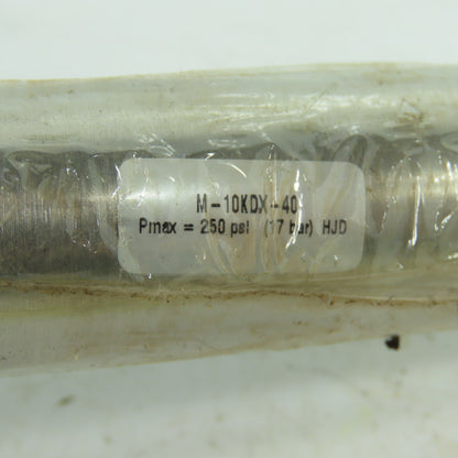 Mannesmann Rexroth M-10KDX-40 Double End Pneumatic Air Cylinder 4" Stroke