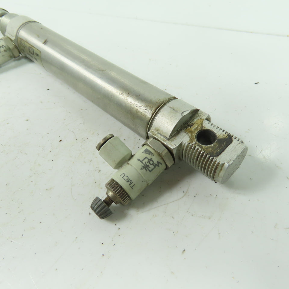 Camozzi 24N2A25A100 25mm Bore 100mm Stroke Pneumatic Air Cylinder 10 Bar