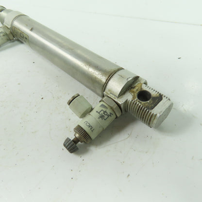Camozzi 24N2A25A100 25mm Bore 100mm Stroke Pneumatic Air Cylinder 10 Bar