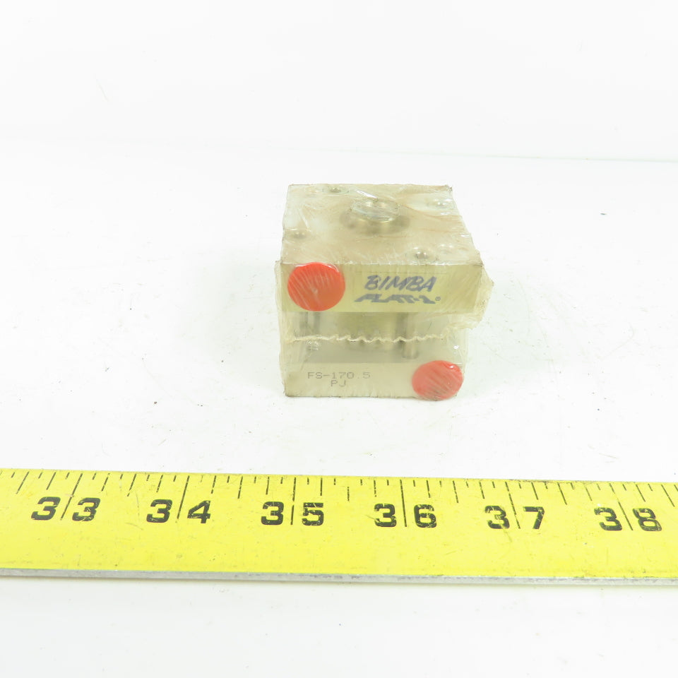 Bimba FS-170.5-PJ 1-1/2" Bore 1/2" Stroke Flat-1 Pneumatic Air Cylinder