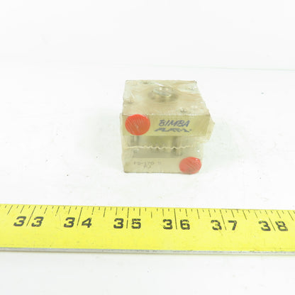 Bimba FS-170.5-PJ 1-1/2" Bore 1/2" Stroke Flat-1 Pneumatic Air Cylinder