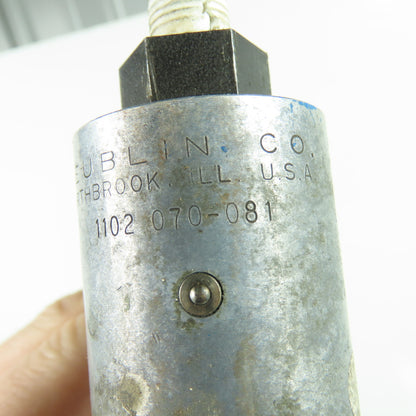 Deublin 1102-070-081 Rotating Union 1102 Series RH Thread 1/4" NPT