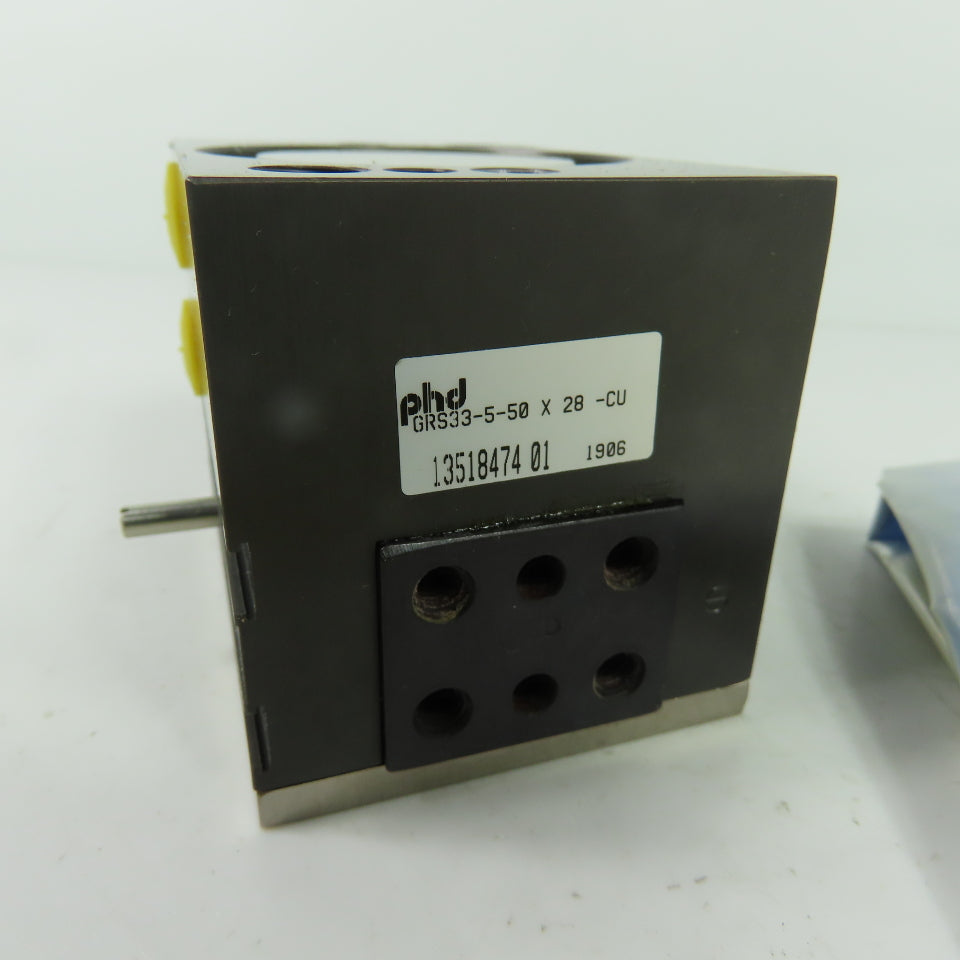 PHD GRS33-5-50 X 28 -CU Parallel Pneumatic Gripper 50mm Bore 28mm Jaw Travel