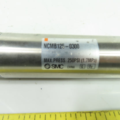 SMC NCMB125-0300 Round Body Air Cylinder 1-1/4" Bore 3" Stroke