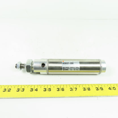 SMC NCMB125-0300 Round Body Air Cylinder 1-1/4" Bore 3" Stroke