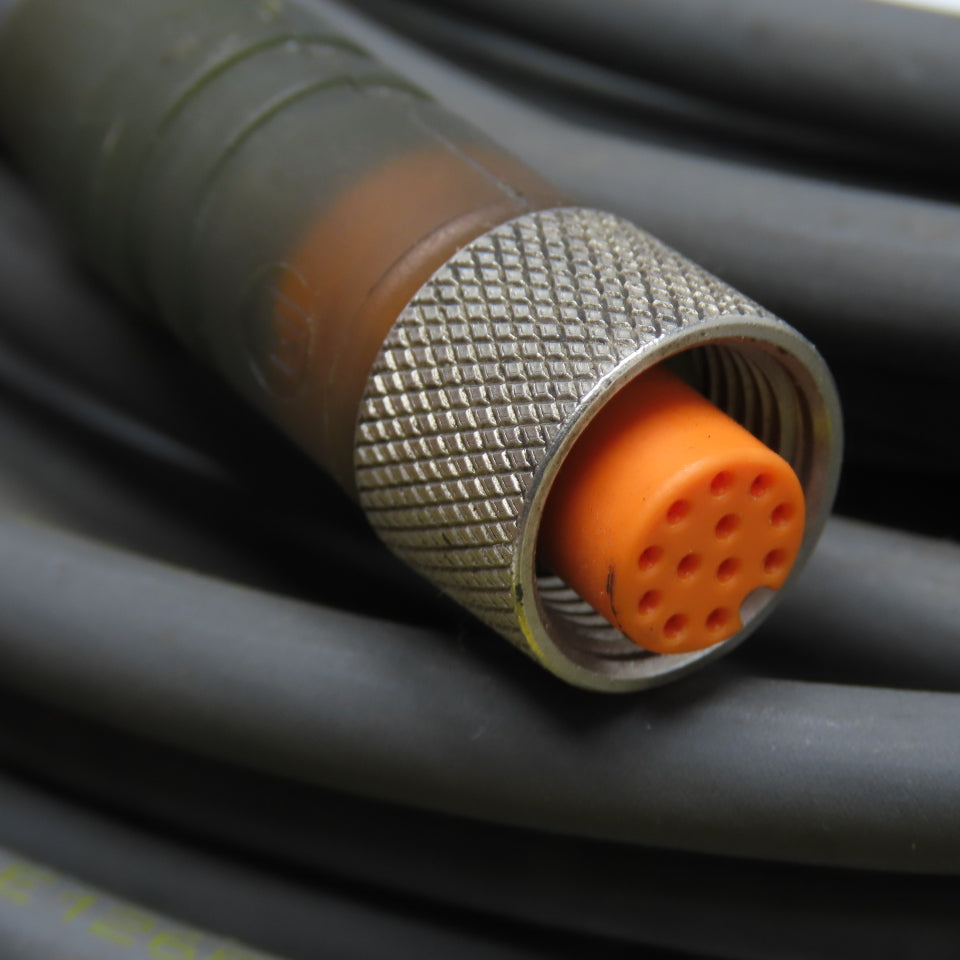 Keyence OP-87441 Robot Control Cable 10m 12-Pin Circular to Block Connector 10m
