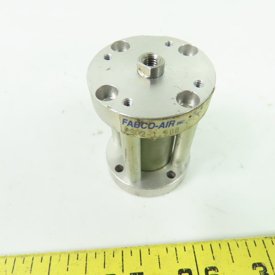 Fabco-Air PSD2-1.500 3/4" Bore 1-1/2" Stroke Pancake Air Cylinder