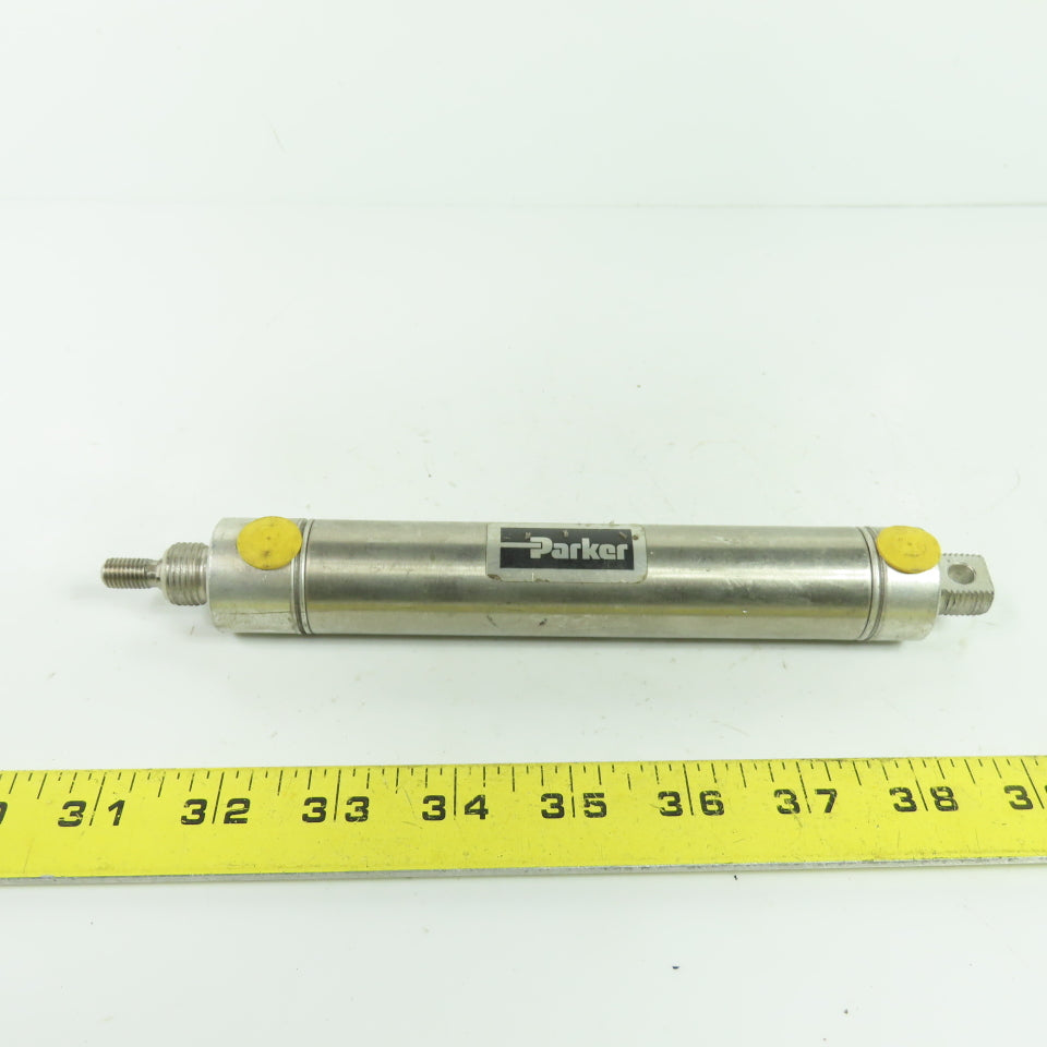 Parker 1.06DXPSR04.0 Round Body Air Cylinder 1-1/16" Bore 4" Stroke