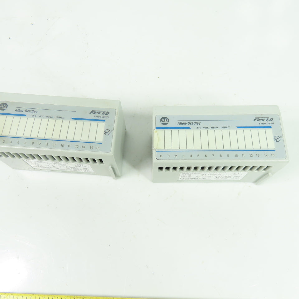 Allen-Bradley 1794-IB16 Flex I/O 24VDC 16-Point Sink Input Module Ser A Rev A01