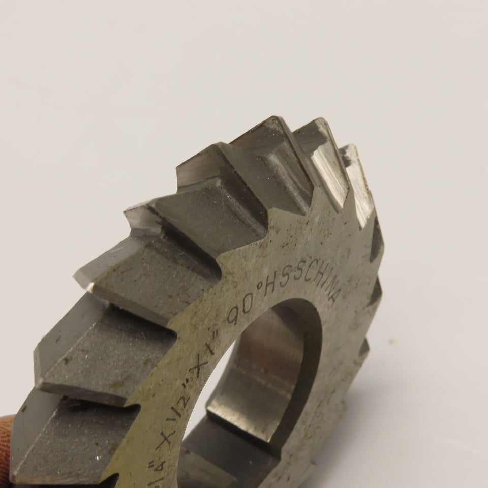 HSS Double Angle Cutter 2-3/4" x 1/2" x 1" x 90 Degree
