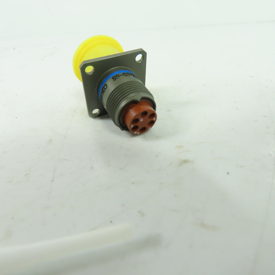 Aero-Electric MS3470W10-6S Circular Wall Mount Receptacle Connector 6-Socket