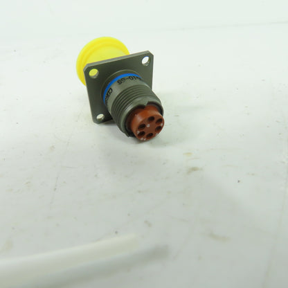 Aero-Electric MS3470W10-6S Circular Wall Mount Receptacle Connector 6-Socket