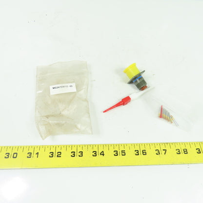 Aero-Electric MS3470W10-6S Circular Wall Mount Receptacle Connector 6-Socket