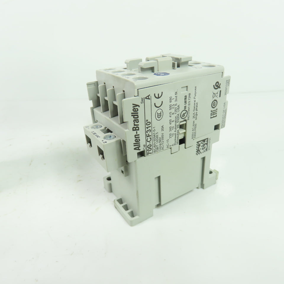 Allen-Bradley 700-CF310EJ Control Relay 24VDC Coil 600VAC 20A NEW