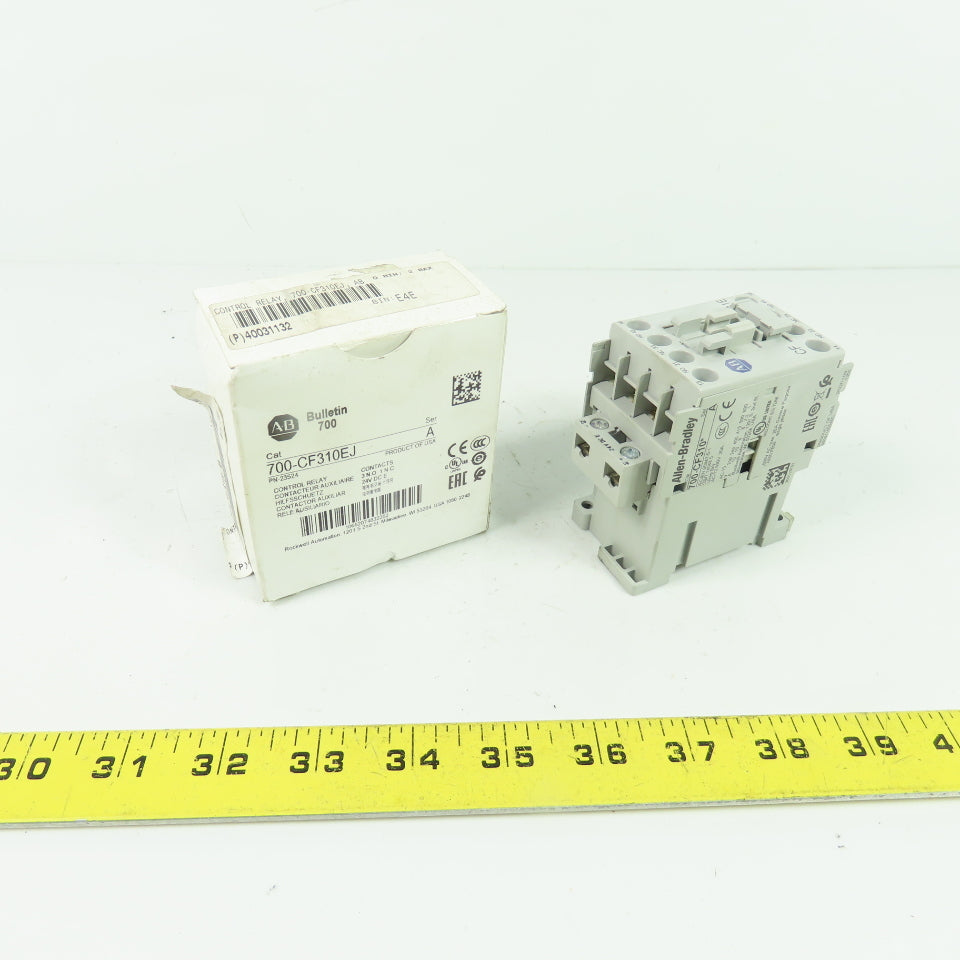 Allen-Bradley 700-CF310EJ Control Relay 24VDC Coil 600VAC 20A NEW