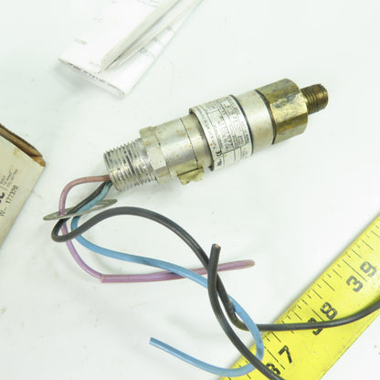 United Electric Controls 10-C14 180-3000 PSI Compact Pressure Switch 5A 250VAC