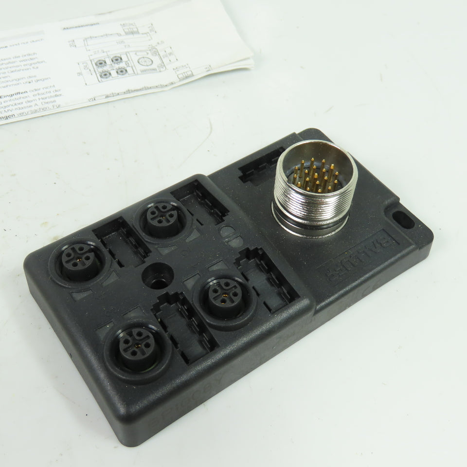 Balluff BPI 4M4A5P-2K-B0-SM6LT BPI008Y 4-Port Female 19-Pin Male Junction Block