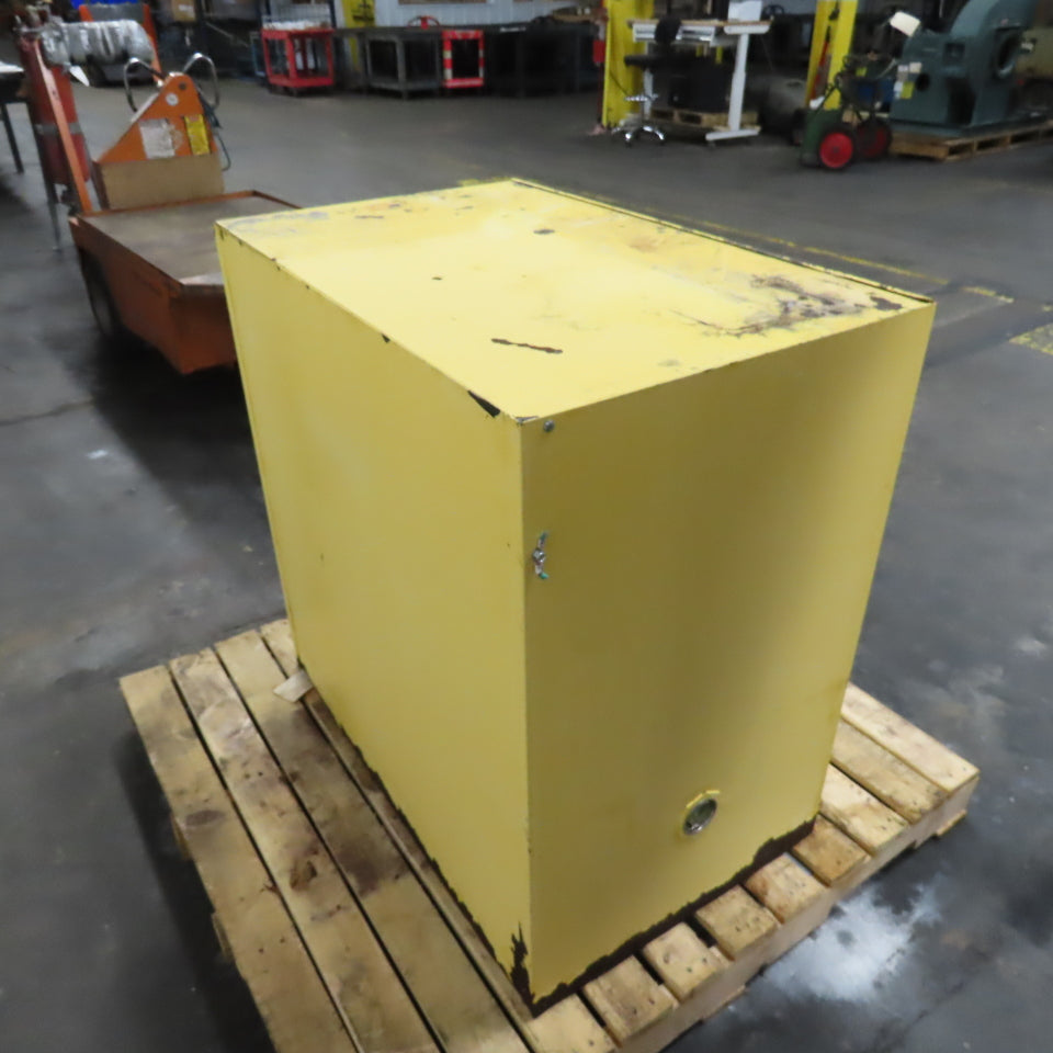 20 Gallon Flammable Liquid Storage Cabinet No Shelf 35" x 22" x 36"T (NO Handle)