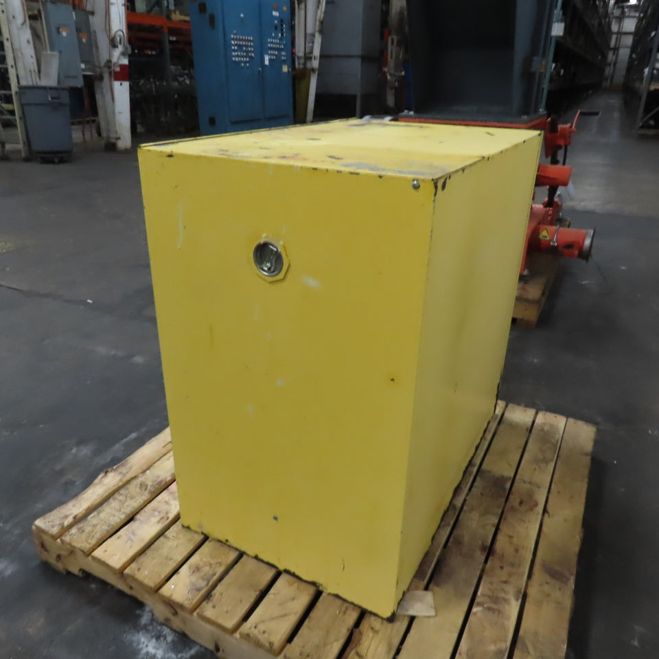 20 Gallon Flammable Liquid Storage Cabinet No Shelf 35" x 22" x 36"T (NO Handle)