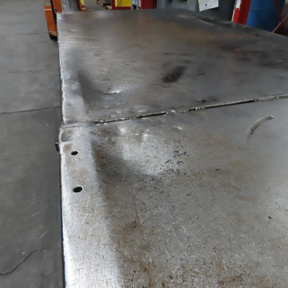 180"x 36"x 34.5" T Steel Work Assembly Bench Workbench Welding Table W/ Storage