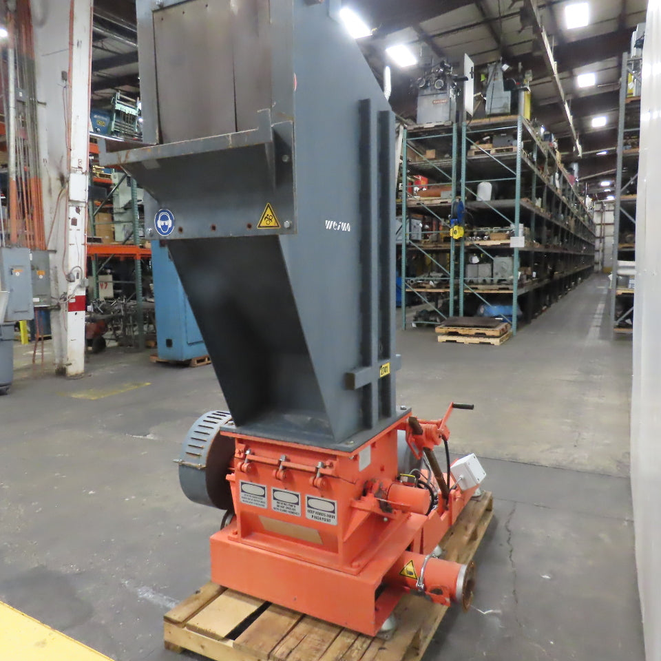 Weima 18.5/22.2kW Plastic Granulator Grinder Recycler Shredder 460V 24x19" Open