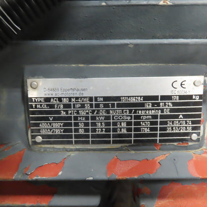 Weima 18.5/22.2kW Plastic Granulator Grinder Recycler Shredder 460V 24x19" Open