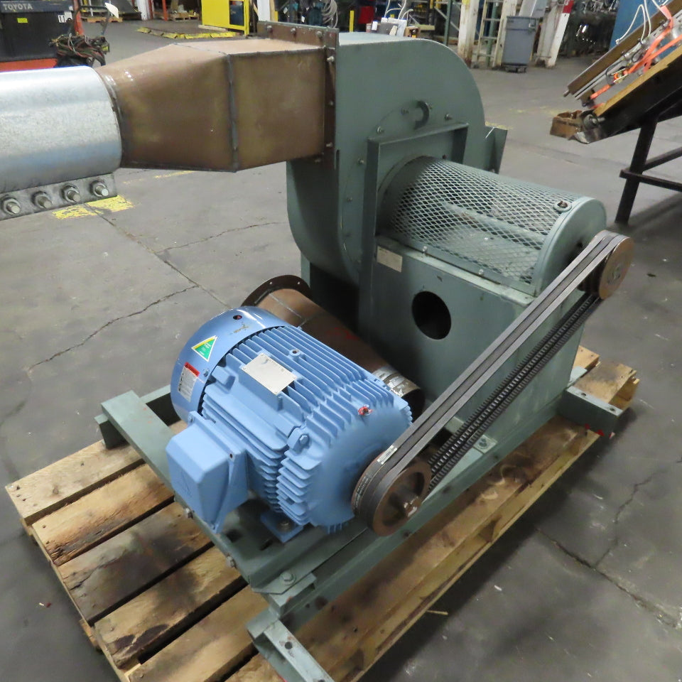 New York Blower Series 30 GI Fan Size 194 BP 25HP 3Ph 230/460V 3560RPM Tested