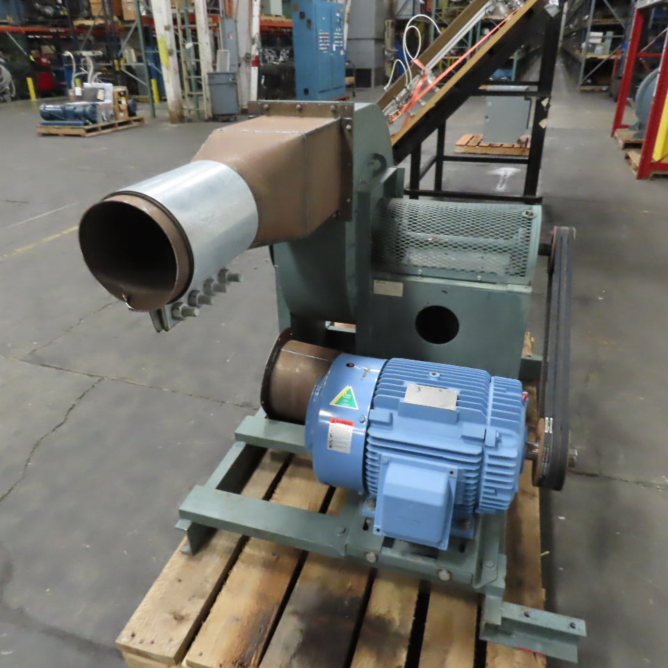 New York Blower Series 30 GI Fan Size 194 BP 25HP 3Ph 230/460V 3560RPM Tested