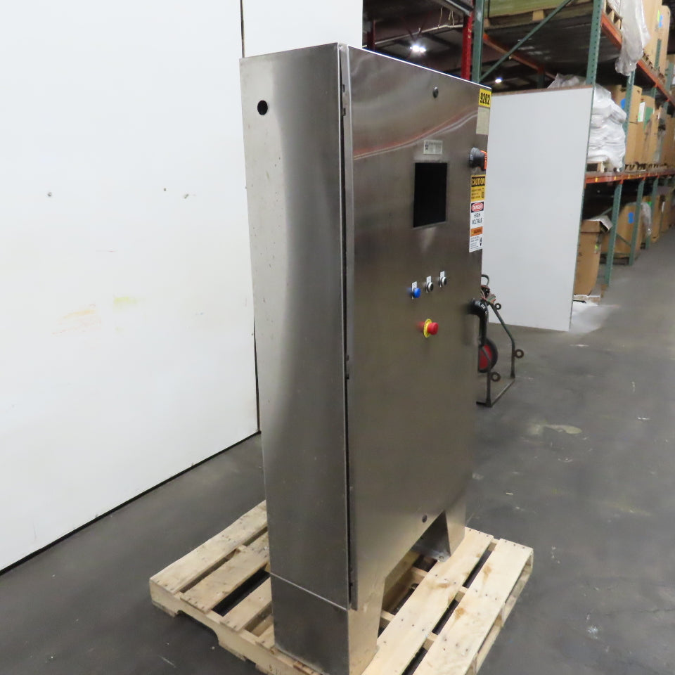 Saginaw 72" x 36" x 12" Stainless Steel NEMA 4X Electrical Enclosure W/Backplate