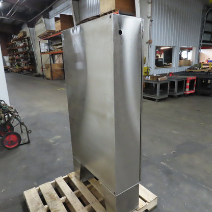 Saginaw 72" x 36" x 12" Stainless Steel NEMA 4X Electrical Enclosure W/Backplate