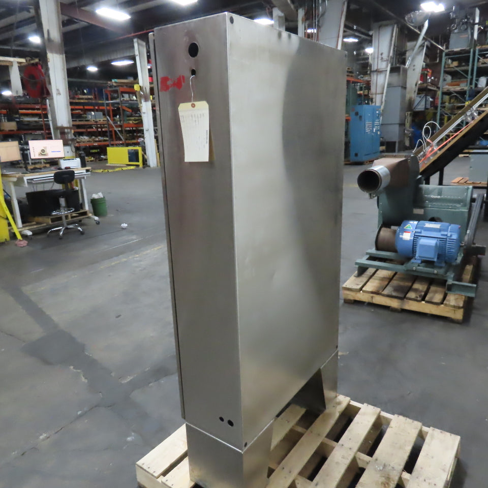 Saginaw 72" x 36" x 12" Stainless Steel NEMA 4X Electrical Enclosure W/Backplate
