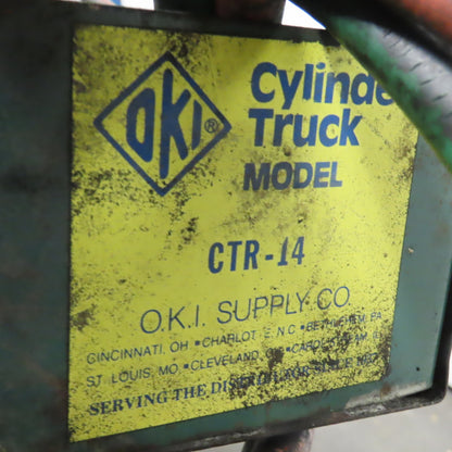 OKI CTR-14 2 Cylinder Oxy-Acetylene Truck Cart W/ Victor Cutting Torch Assy.