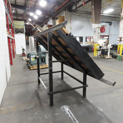 Custom Fab 8' x 52" Face Frame Assembly A Frame Table 5 Pneumatic Clamps