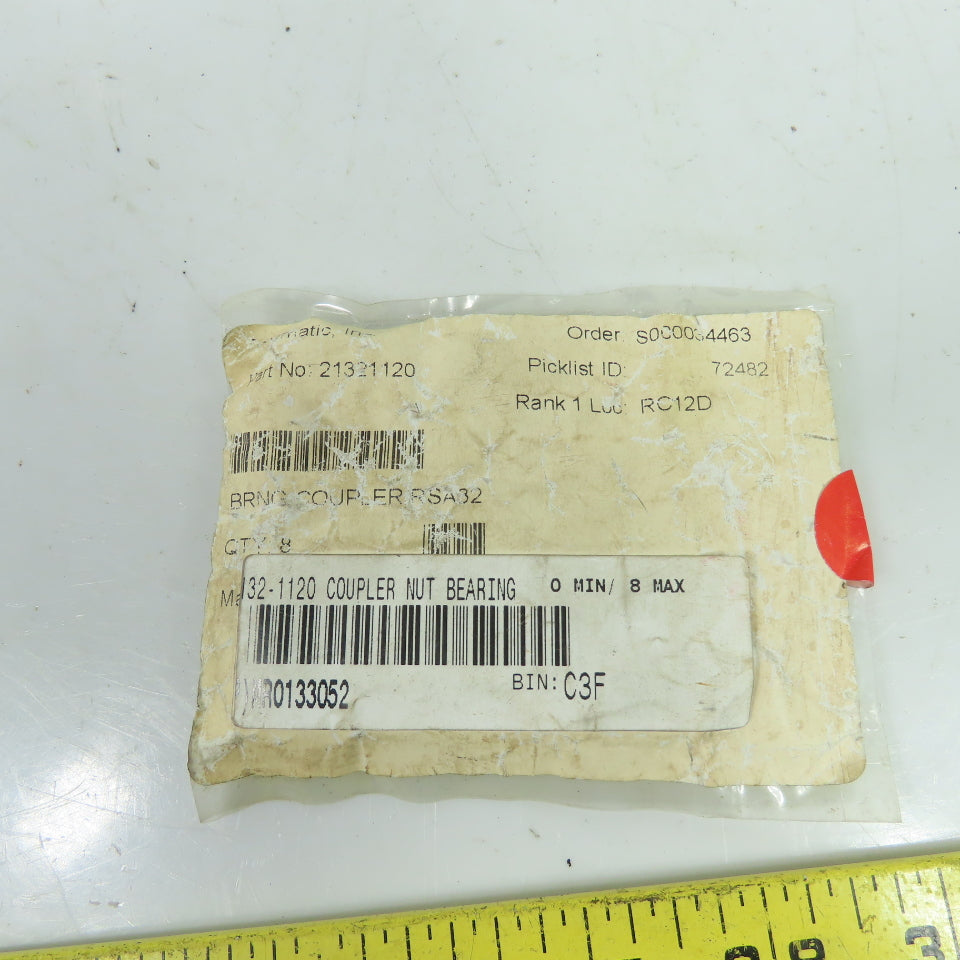 Tolomatic 2132-1120 RSA32 Coupler Nut Bearings Lot Of 9