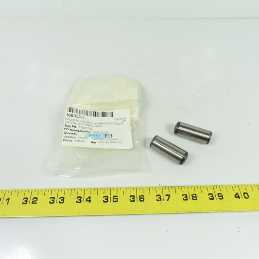 Fastenal 166355-3 Pull Dowel Pin M16 x 40 Internal Thread Hardened Steel ot Of 2