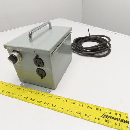 Hammond HH6P 1Ph Portable Isolation Transformer 240/480V 150VA 120V Sec.