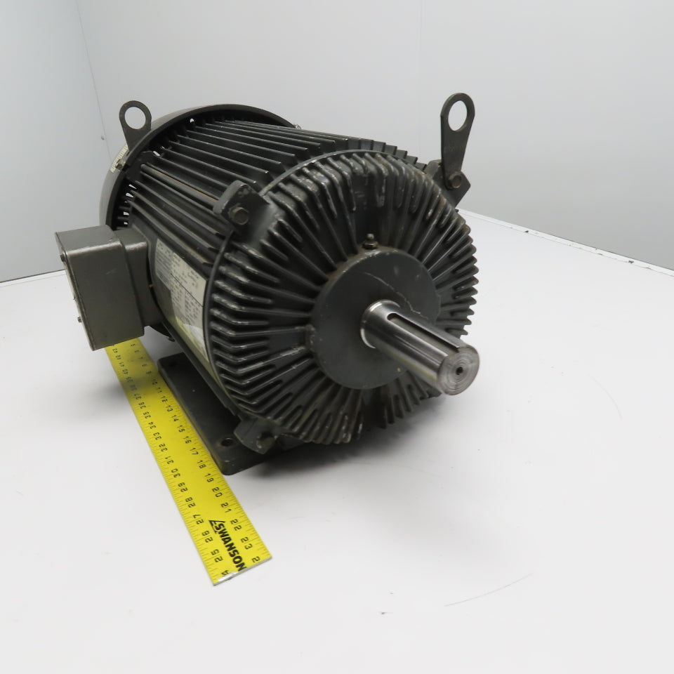 Emerson 4LX26 H17443 15HP Electric Motor 230/460V 1770RPM 254T Frame Tested