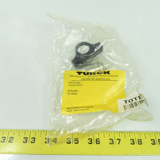 Turck U2-20910 FKD FKD 44/M12 Ethernet Receptacle Panel Feed Through NEW