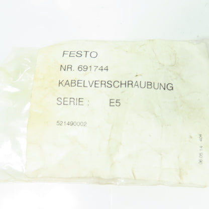 Festo 691744 Cable Glands W/ Spare Parts Lot