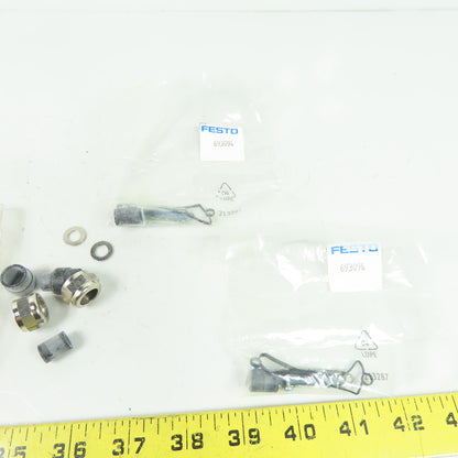 Festo 691744 Cable Glands W/ Spare Parts Lot