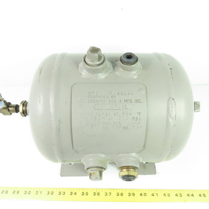 Brunner 2.5 Gallon 200 PSI Horizontal Air Receiver Tank