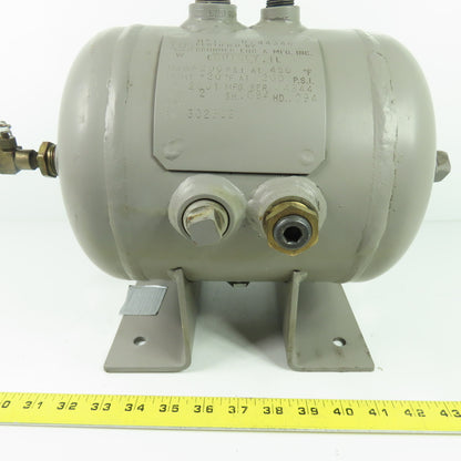 Brunner 2.5 Gallon 200 PSI Horizontal Air Receiver Tank
