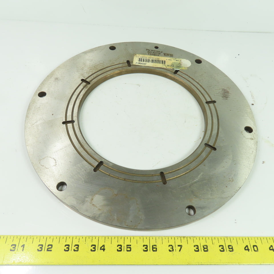 TPS MR045597 W2104-2 Carriage Center Plate 44778 12" OD