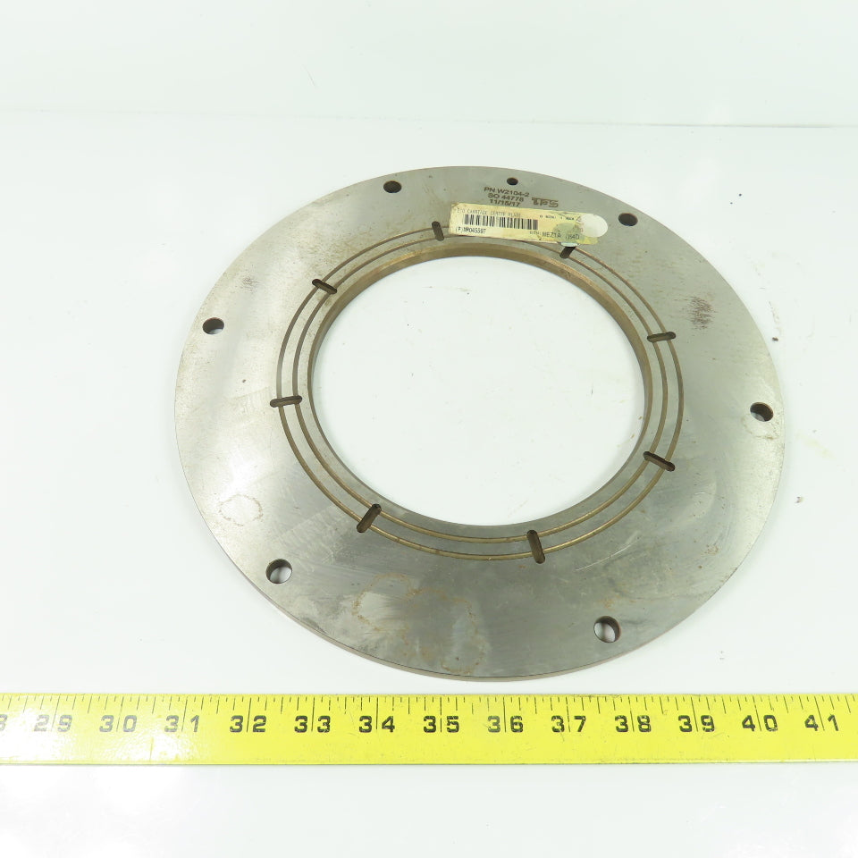 TPS MR045597 W2104-2 Carriage Center Plate 44778 12" OD