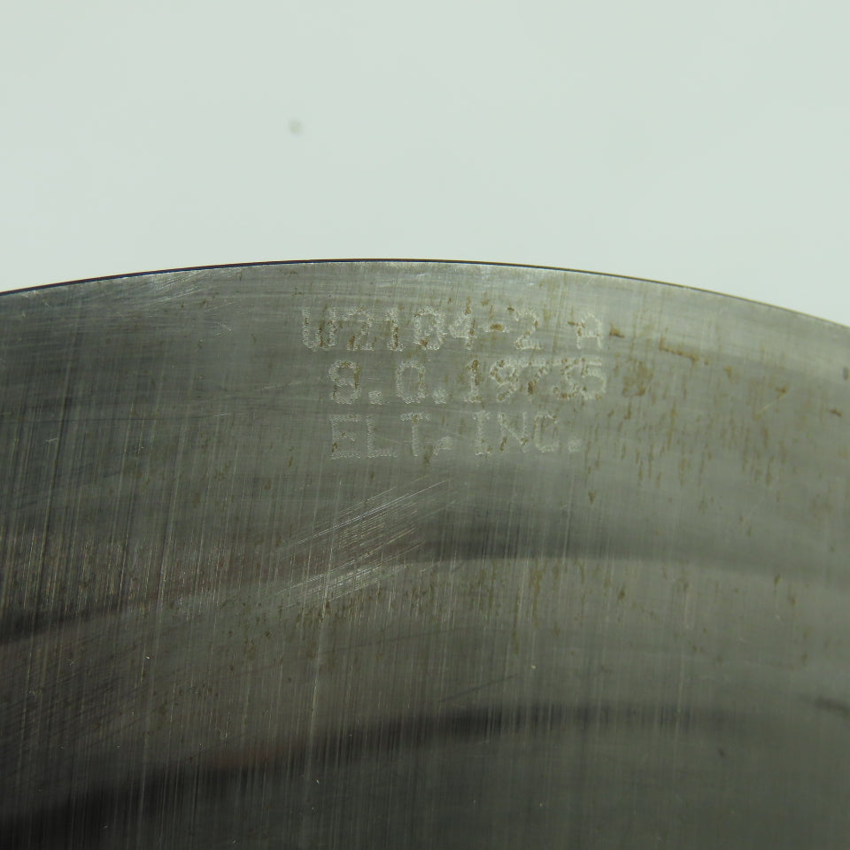 ELT Inc S.O.19735 U2104-2-A Carriage Center Plate 12" OD S.O. 19735