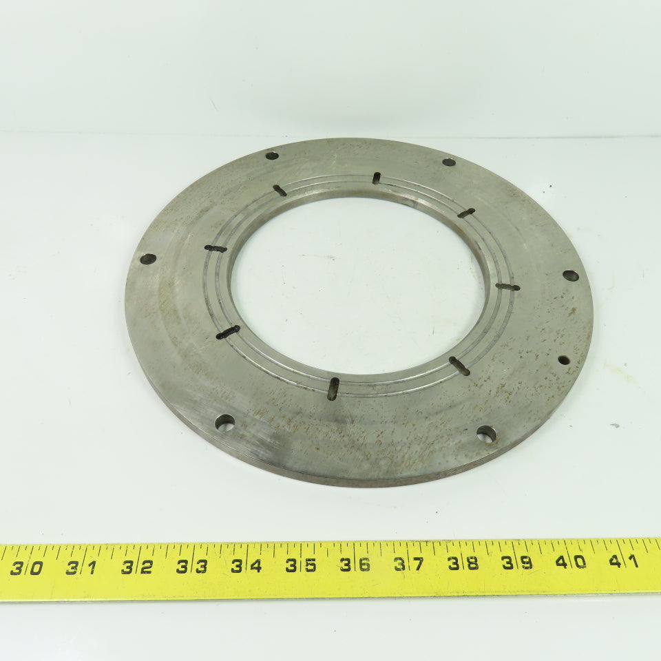 ELT Inc S.O.19735 U2104-2-A Carriage Center Plate 12" OD S.O. 19735