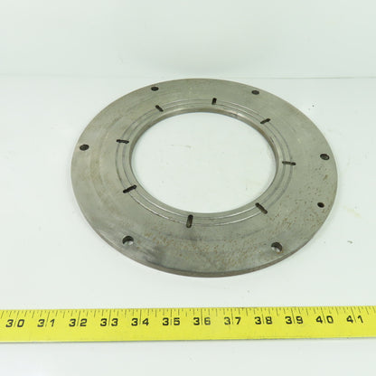 ELT Inc S.O.19735 U2104-2-A Carriage Center Plate 12" OD S.O. 19735