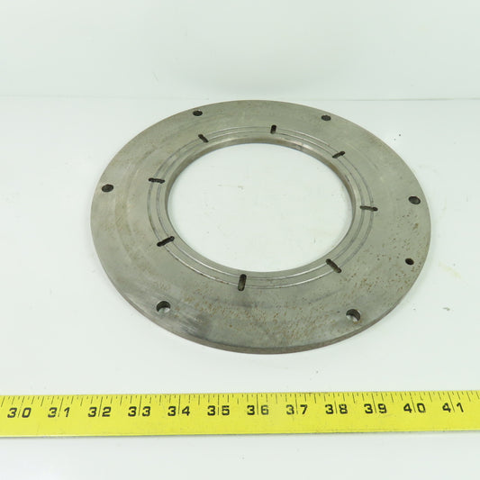 ELT Inc S.O.19735 U2104-2-A Carriage Center Plate 12" OD S.O. 19735