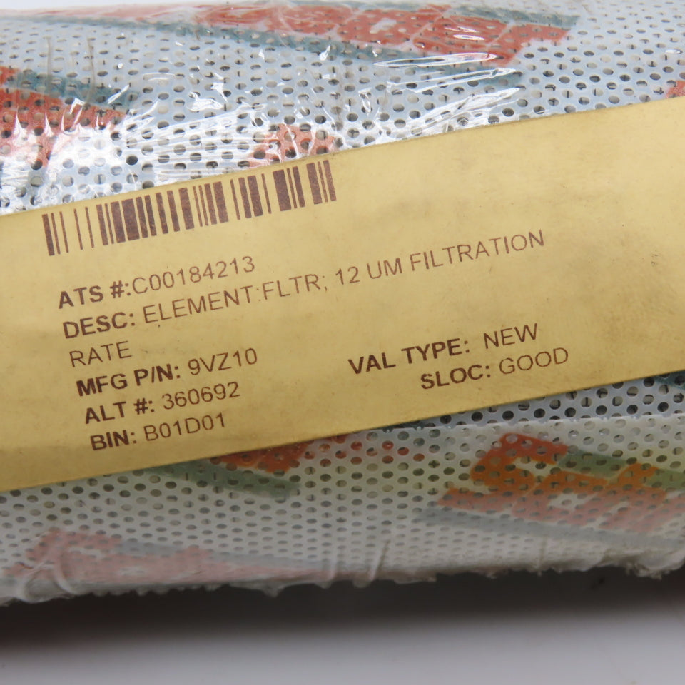 Schroeder 9VZ10V 9VZ10 Industrial Hydraulic Filter Element 12 um Filtration
